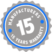 15 Years Manufacturers Warranty